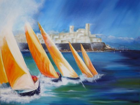 Régate à Antibes